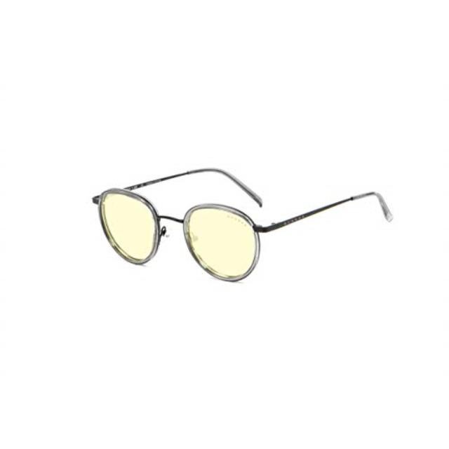 GUNNAR Gaming and Computer Eyewear/Atherton, Amber Tint - Patented Lens, Reduce Digital Eye Strain, Block 65% of Harmful Blue Light (Onyx Frame, Amber Lens) - PC; Mac; Linux