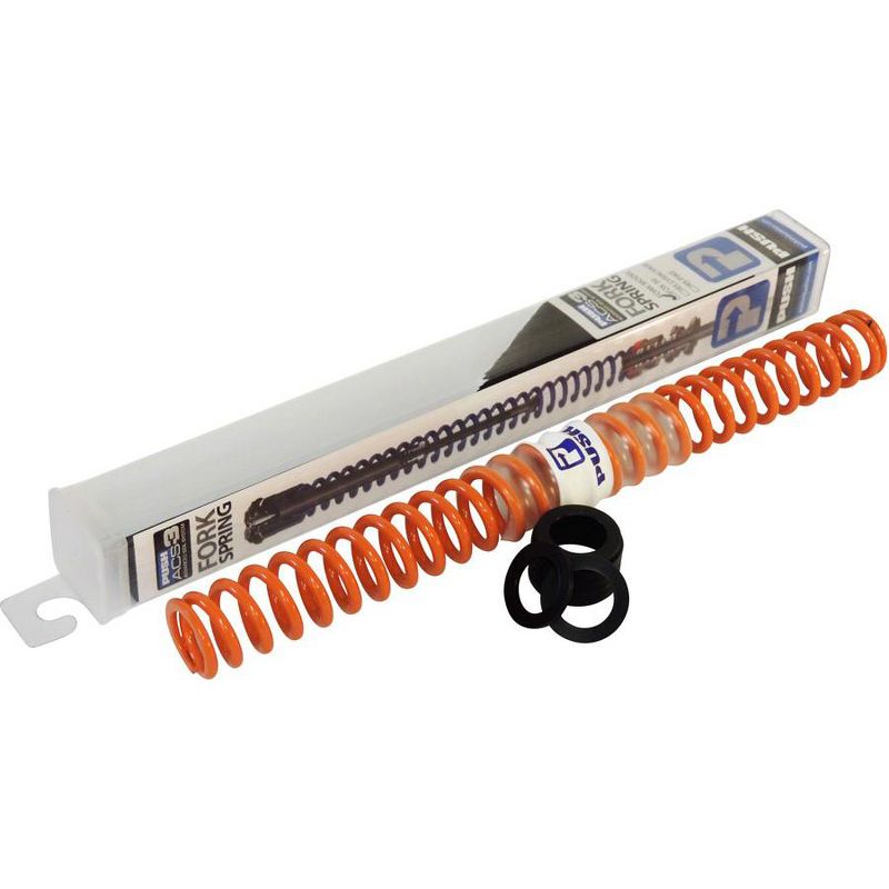 PUSH Industries ACS3 Spring Assembly - for 140-170mm Travel 2014-Current Fox 36, 40 lb/in Spring Weight, Orange