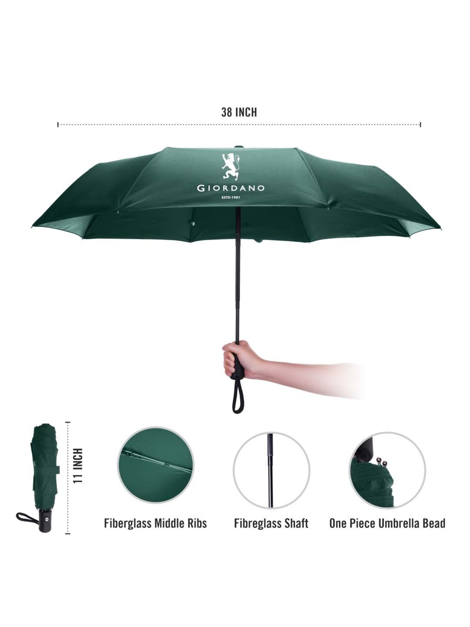 Giordano Green Logo Umbrella