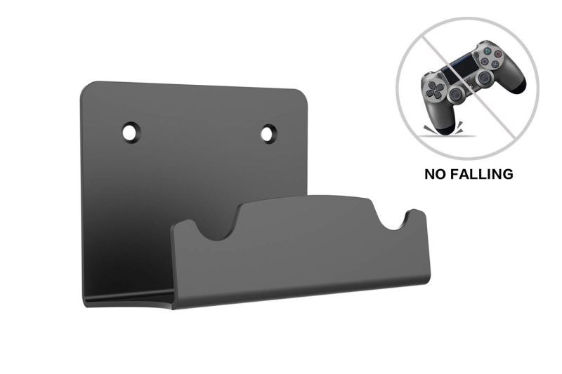 Monzlteck New Wall Mount For PS4 Controller(DualShock 4),Custom Design,NO Falling,Screw-Free Application