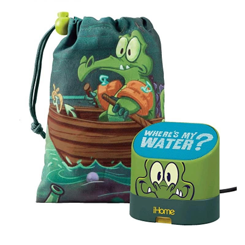 the Alligator Portable Rechargeable Speaker with Carrying Case for MP3 PlayersiPhoneiPad DWM63