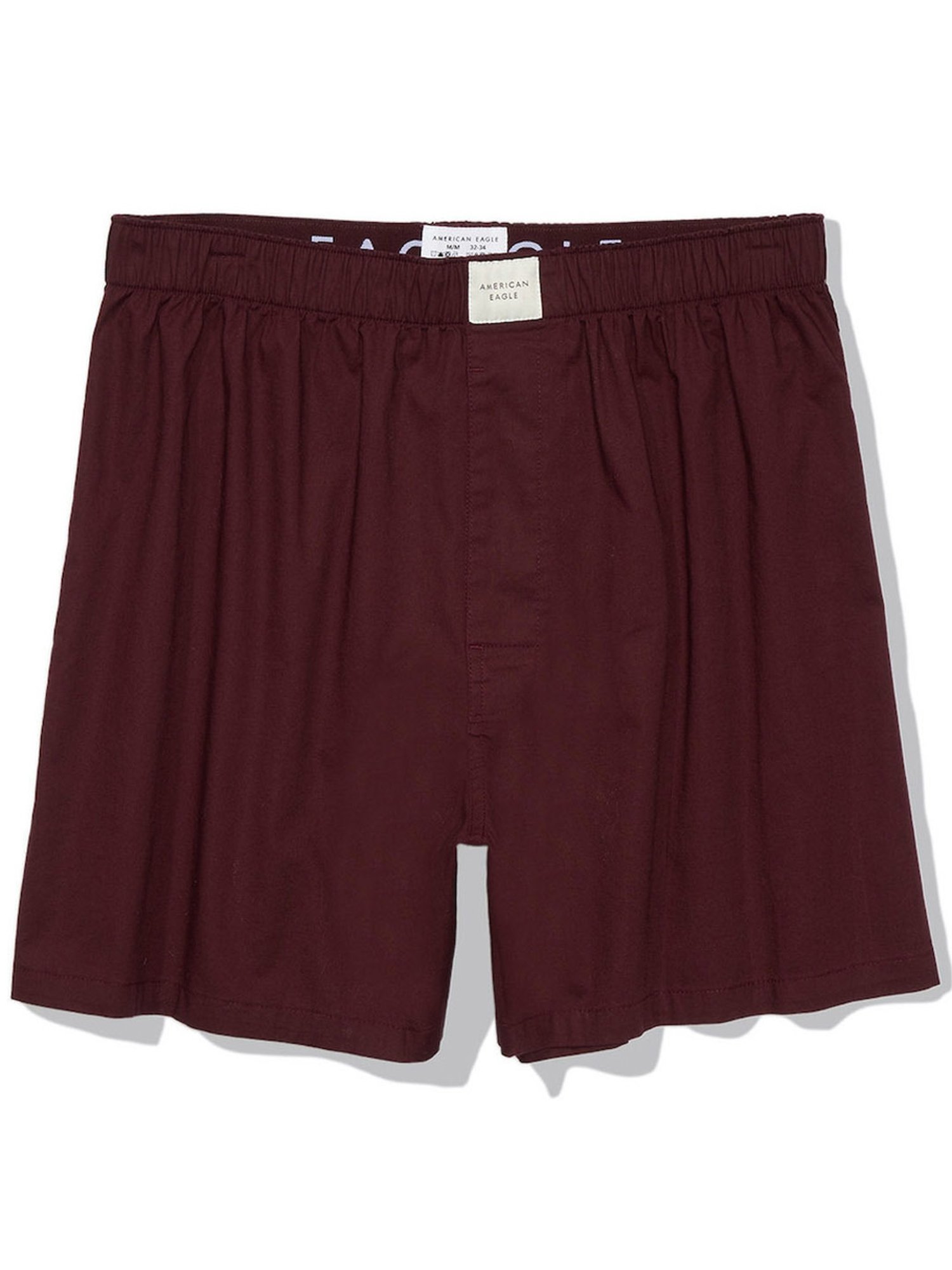 American Eagle Maroon Cotton Regular Fit Boxers