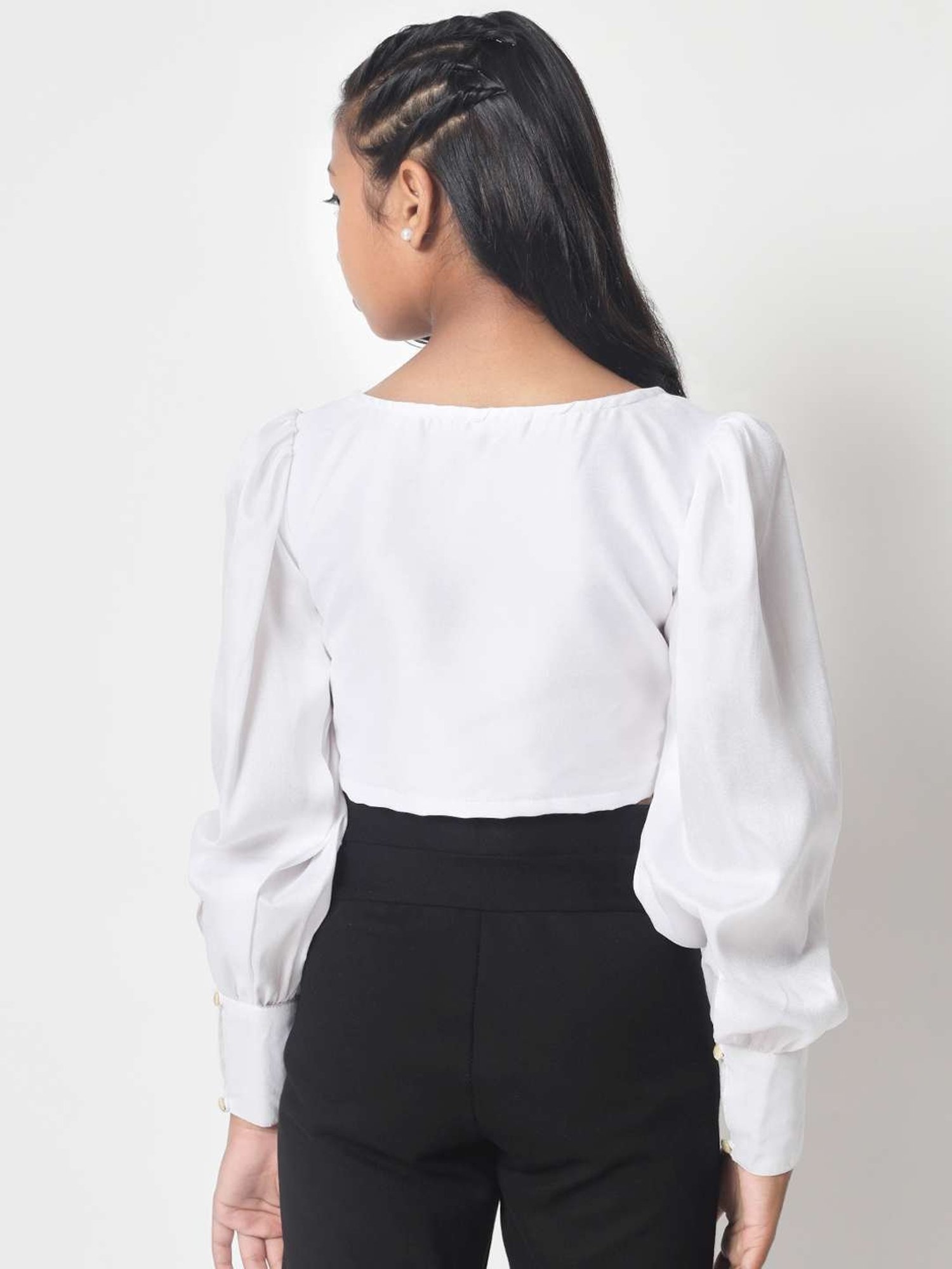 Tiny Girl Kids Pink Solid Top