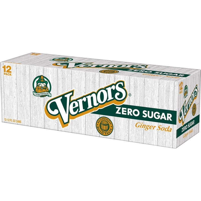 Diet Vernors Ginger Soda - 12pk/12 fl oz Cans