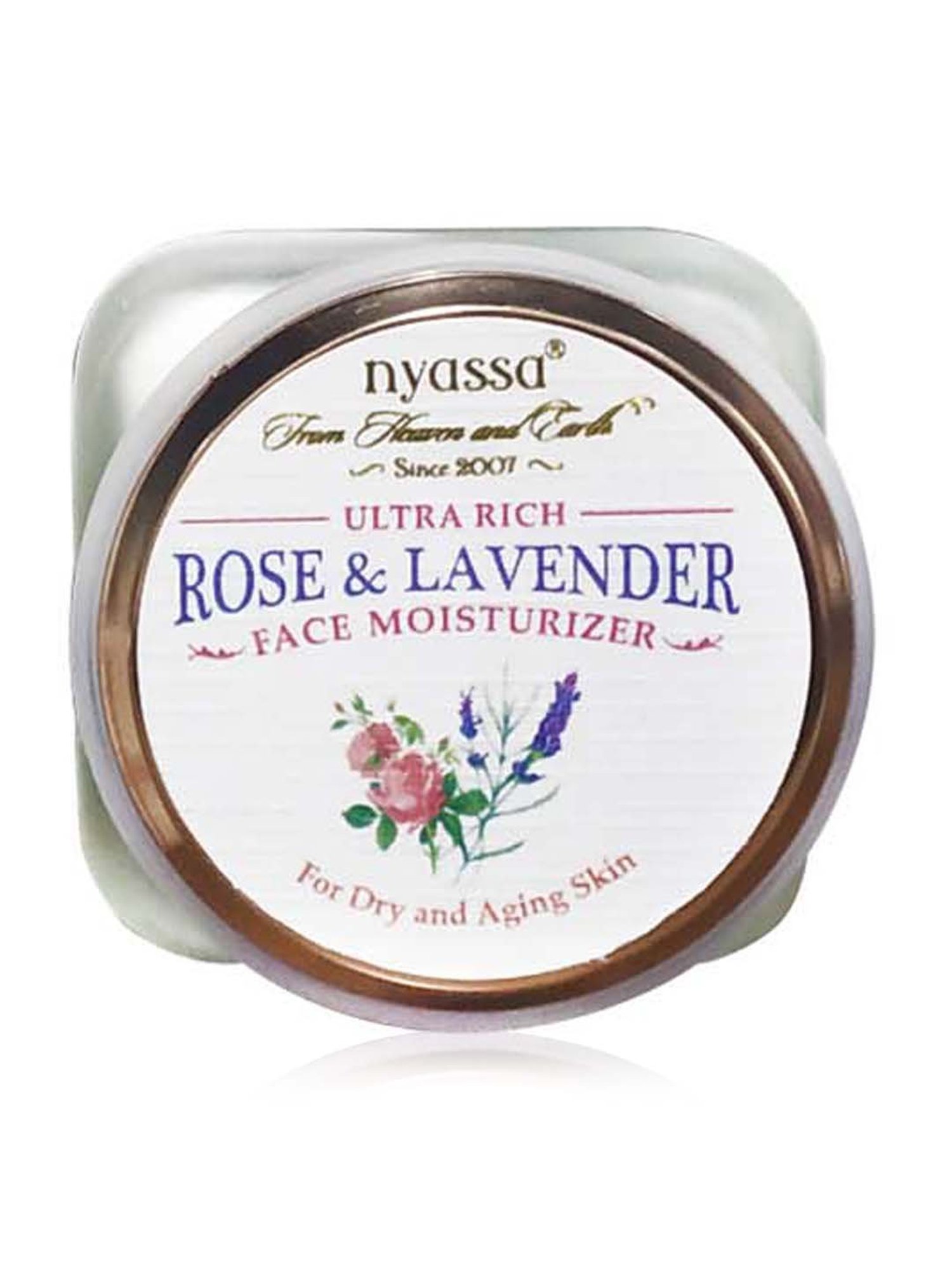 Nyassa Ultra Rich Rose and Lavender Face Moisturizer - 50 gm