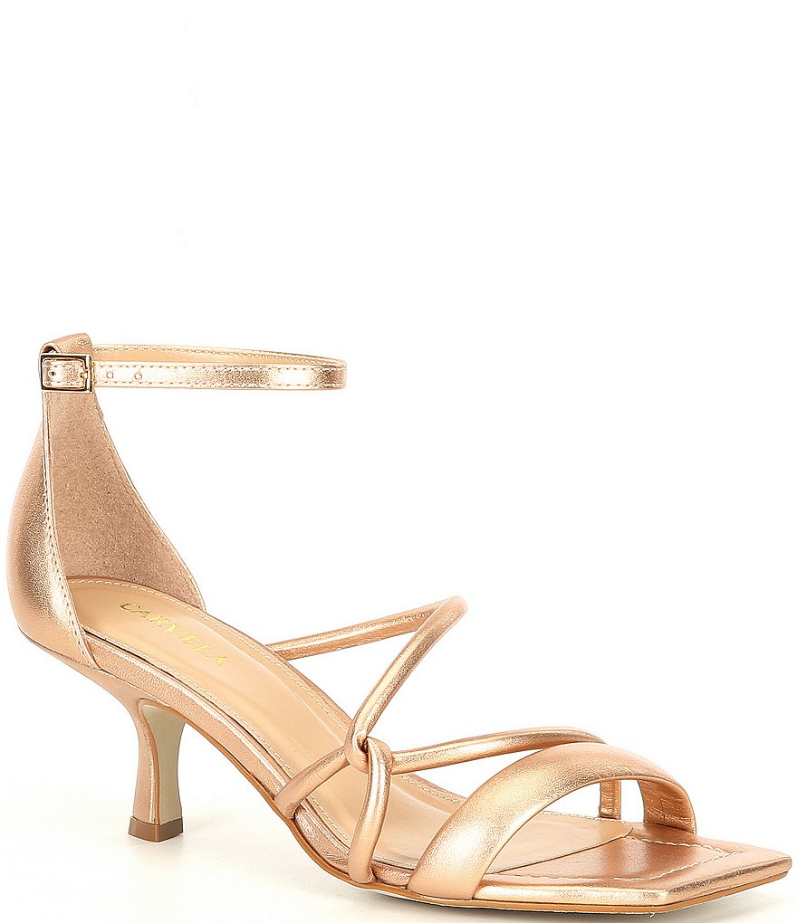 Carvela Getout Leather Ankle Strap Dress Sandals