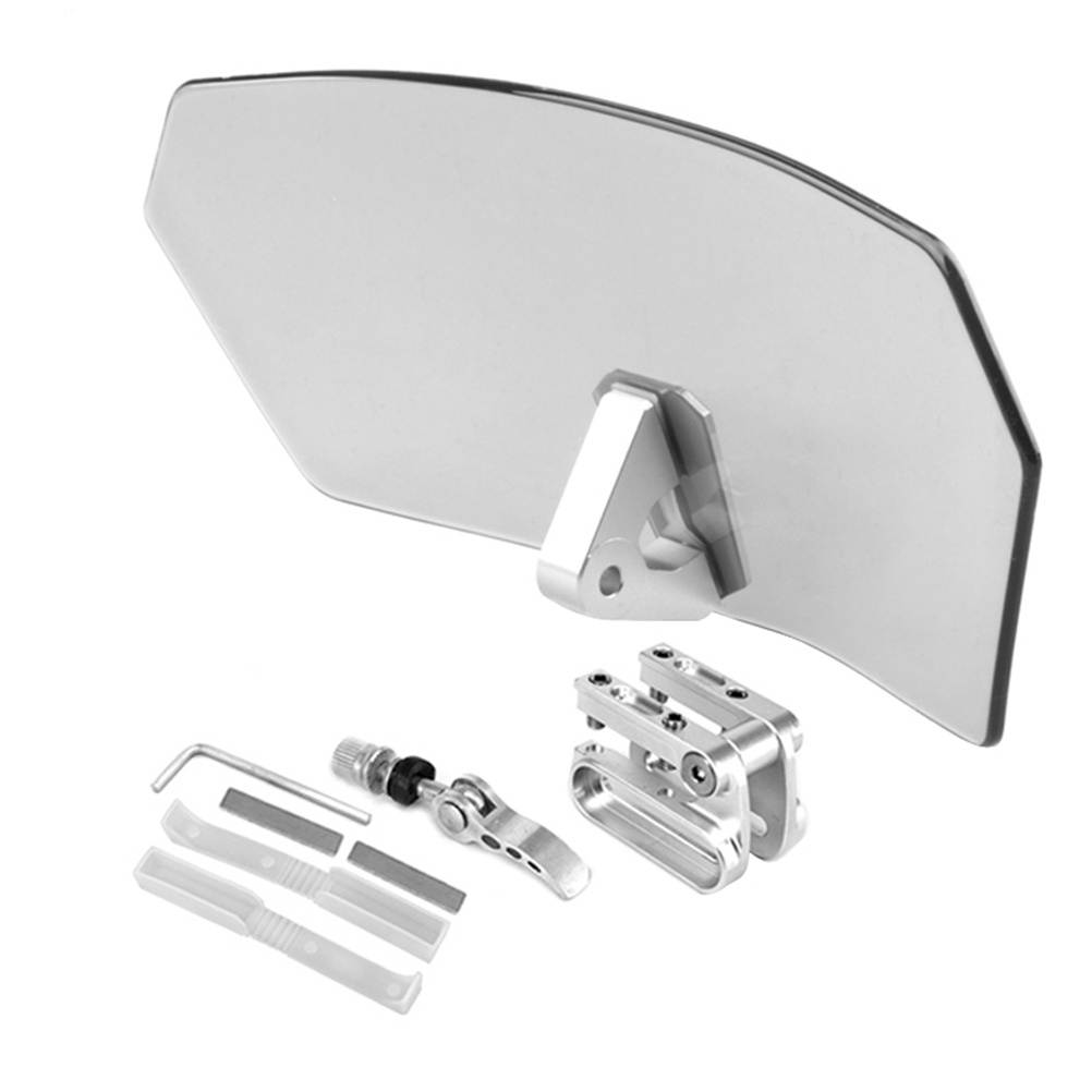 Adjustable Clip On Windshield Extension Spoiler Wind Deflector Windscreen Protector for Motorcycle