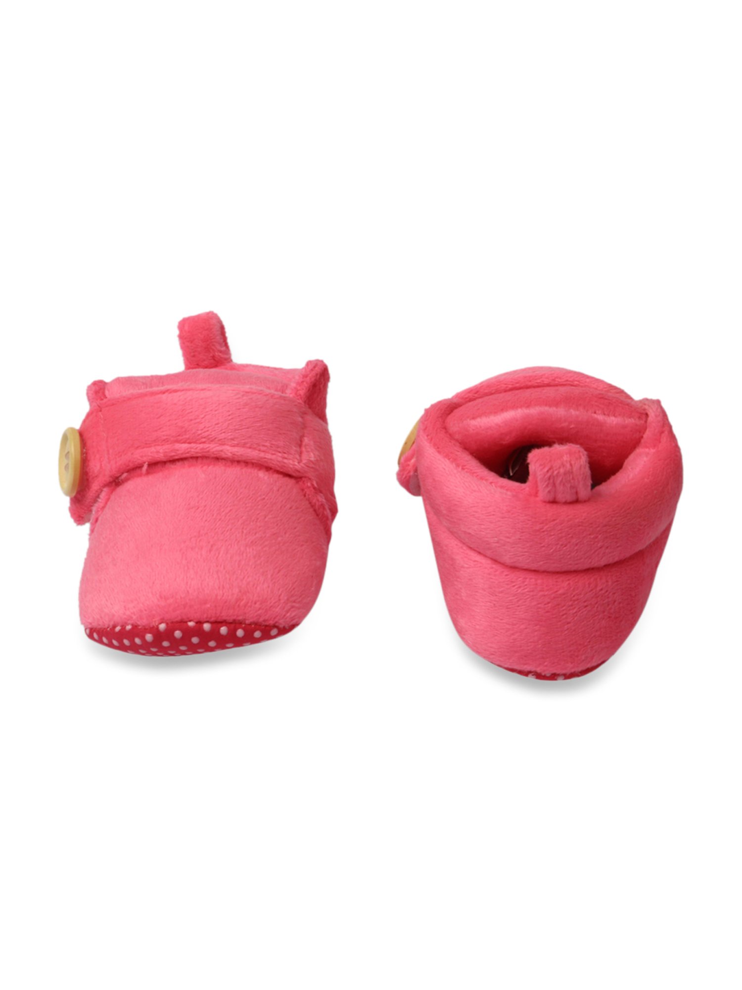 Tiny Bugs Kids Pink Booties