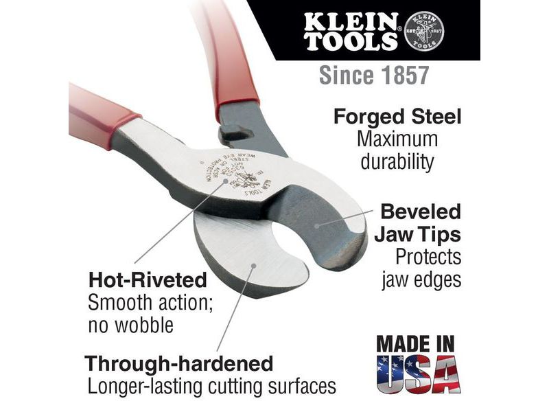 KLEIN TOOLS J63050 JourneymanTM High-Leverage Cable Cutter