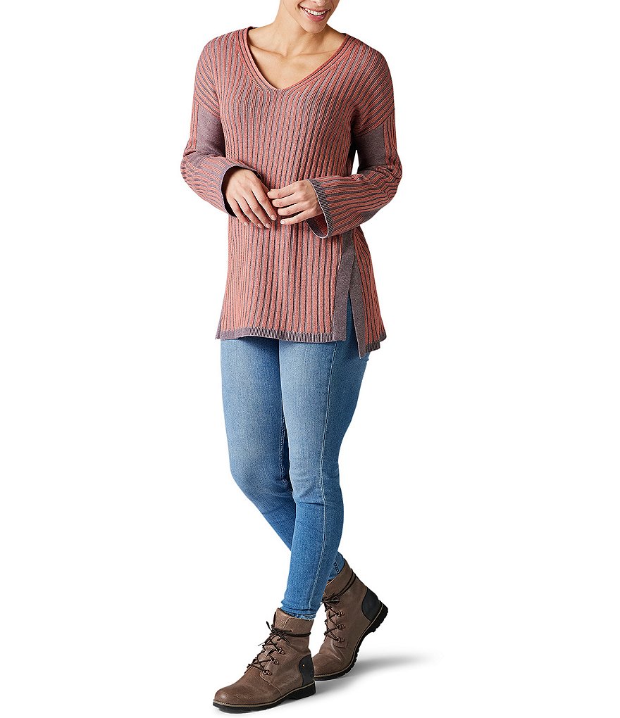 SmartWool Shadow Pine V-Neck Rib Heavyweight Sweater
