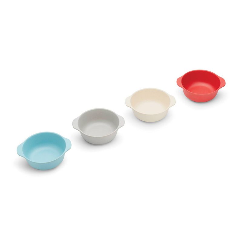 8oz 4pk Bamboo Fiber Kids Bowls - Red Rover