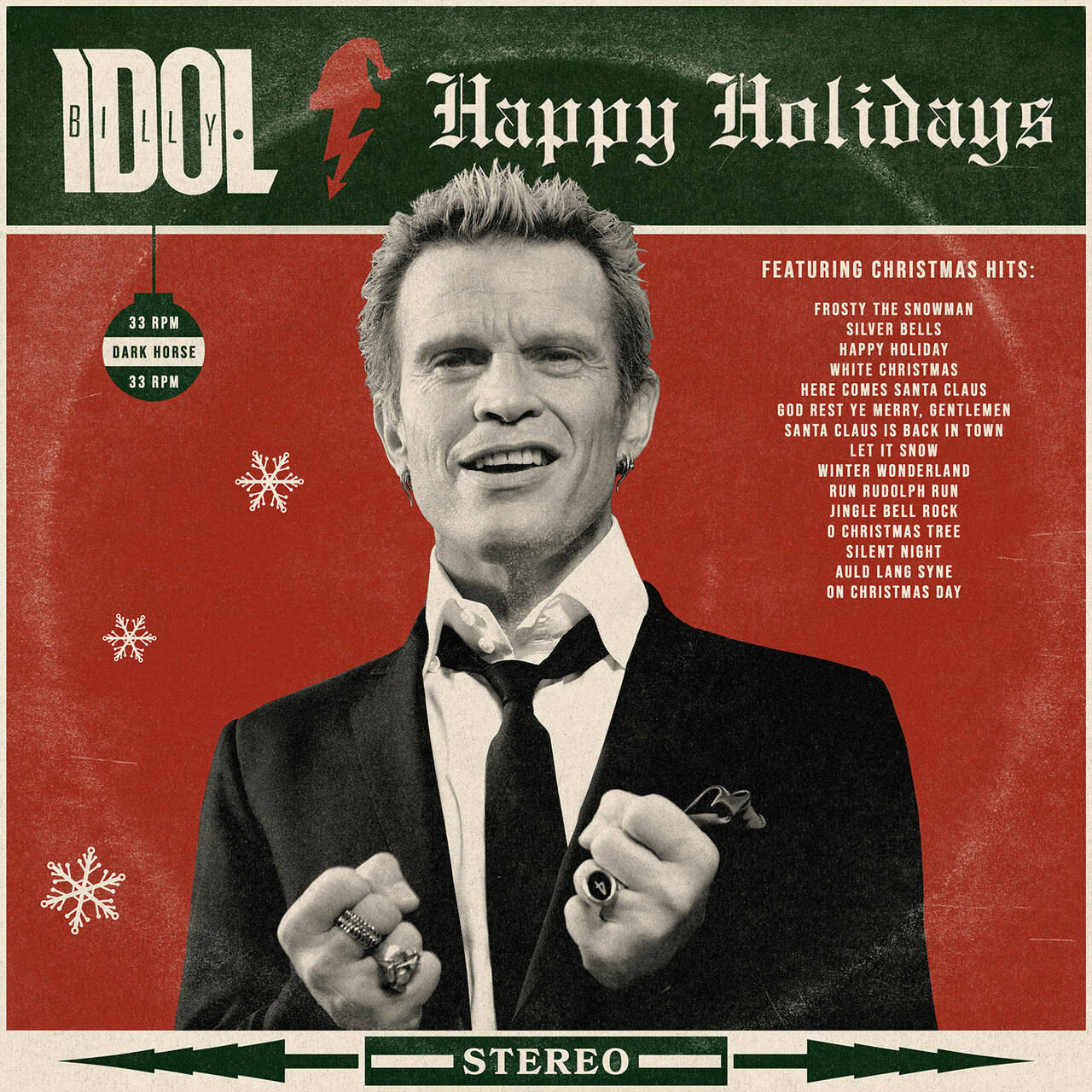 Billy Idol Happy Holidays LP (Vinyl)