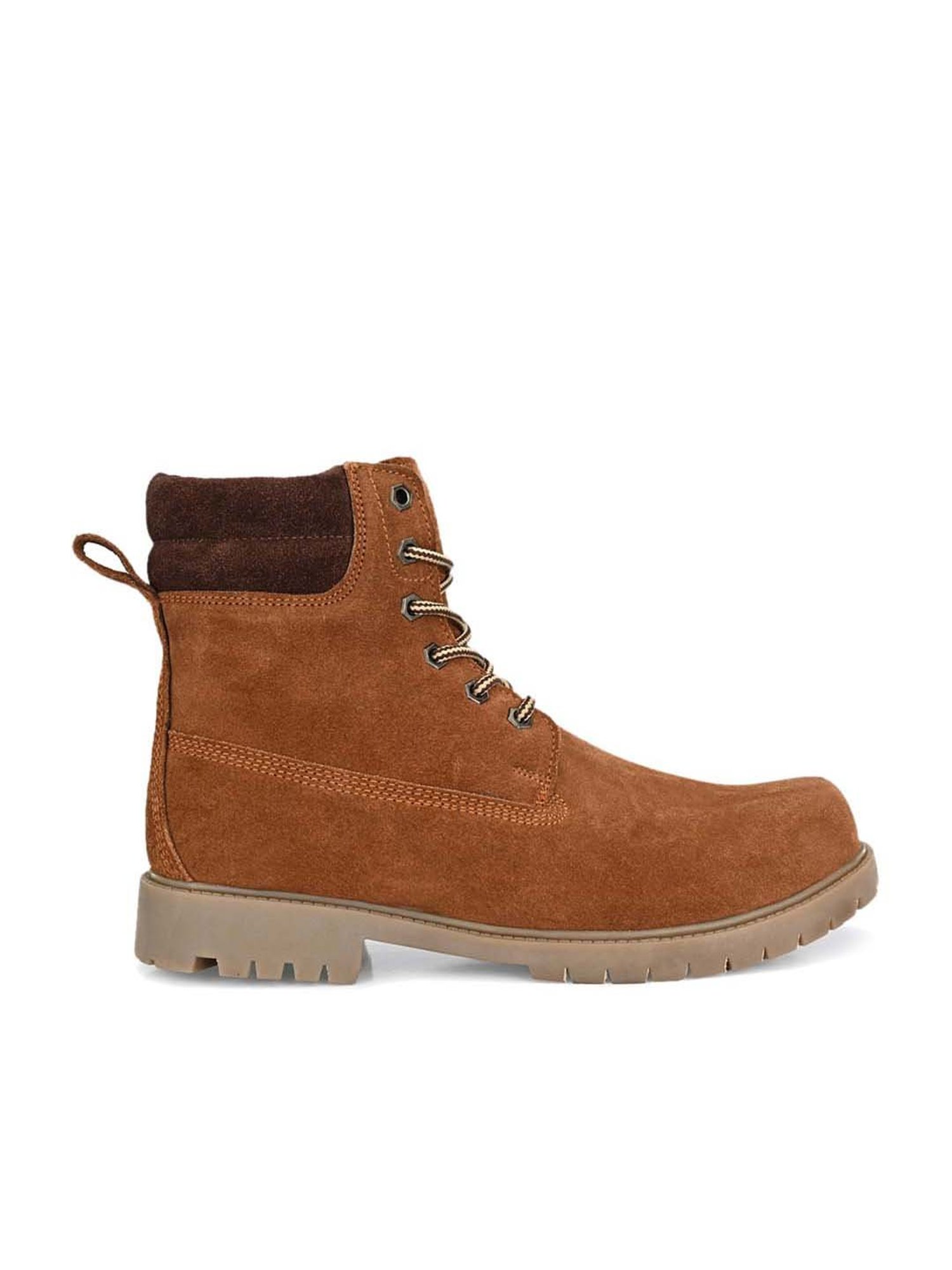 Shences Men's Tan Derby Boots