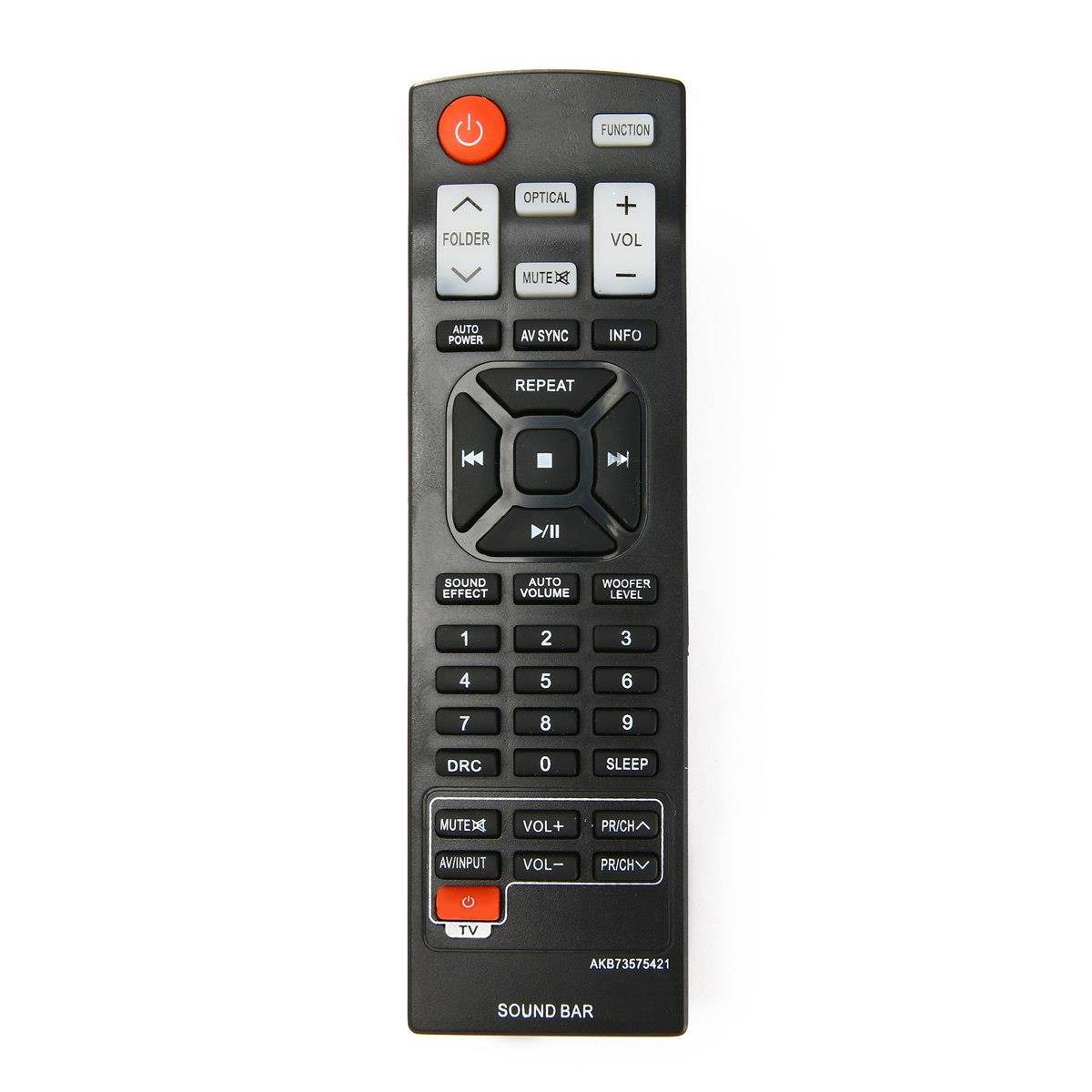 For LG Soundbar 1pc Replacement Remote Control AKB73575421 Model Remote Controller Supports NB2420A NB4530B Mayitr