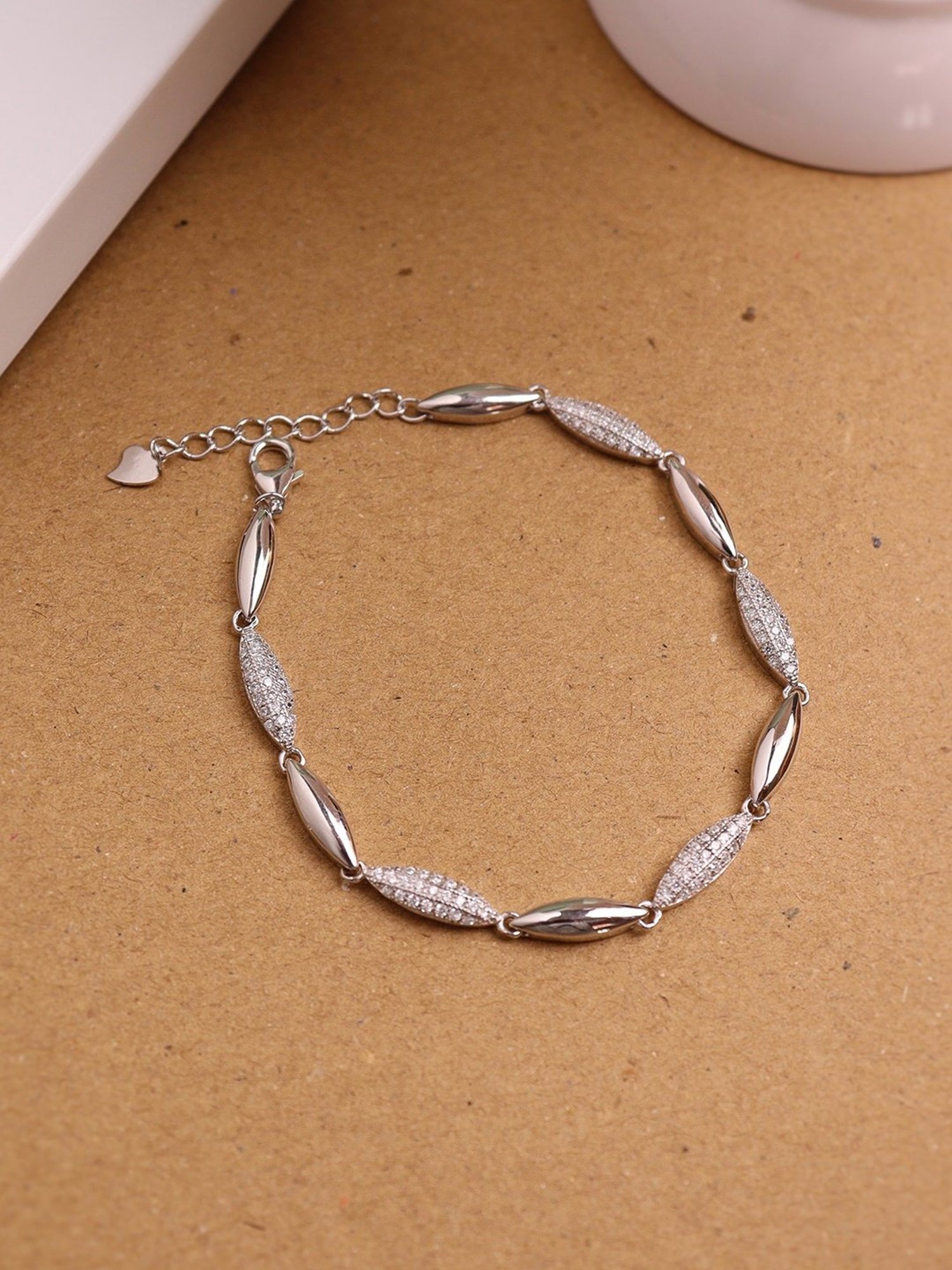 Silberry 92.5 Sterling Silver Harmony Bracelet