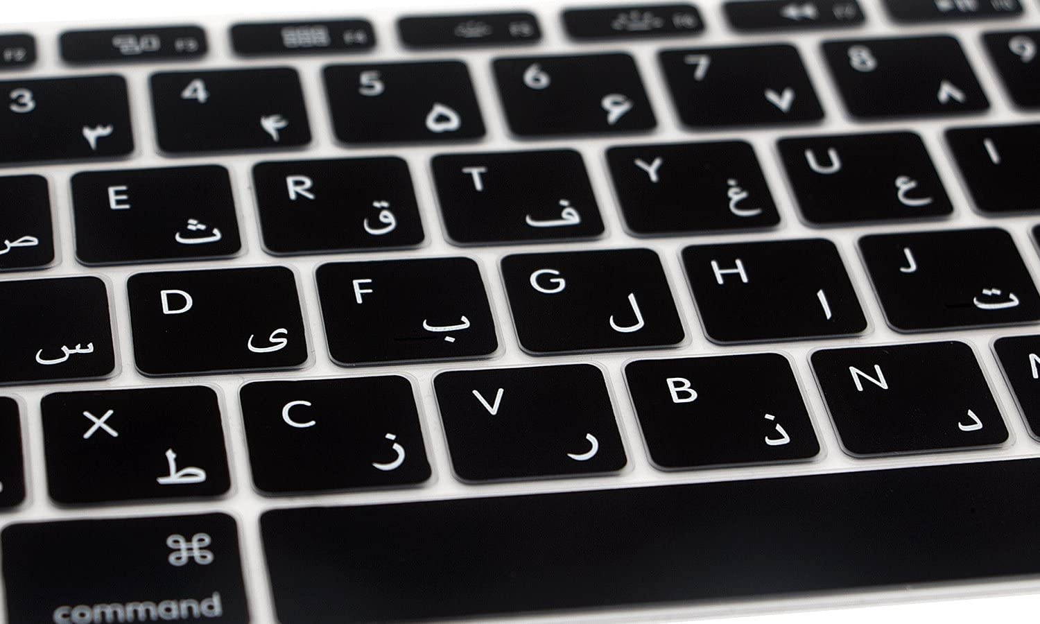 HRH Russian Language Silicone Keyboard Cover Skin for MacBook New Pro 13"A1708 A1988 No Touch Bar (2018 2017 2016)&MacBook 12"A1534 with Retina Display(2015)&A1931(2018)USA Layout Keyboard Protector