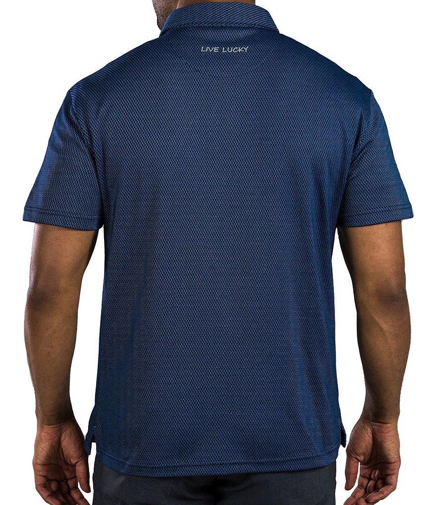 BLACK CLOVER Short-Sleeve Raindrops Golf Polo