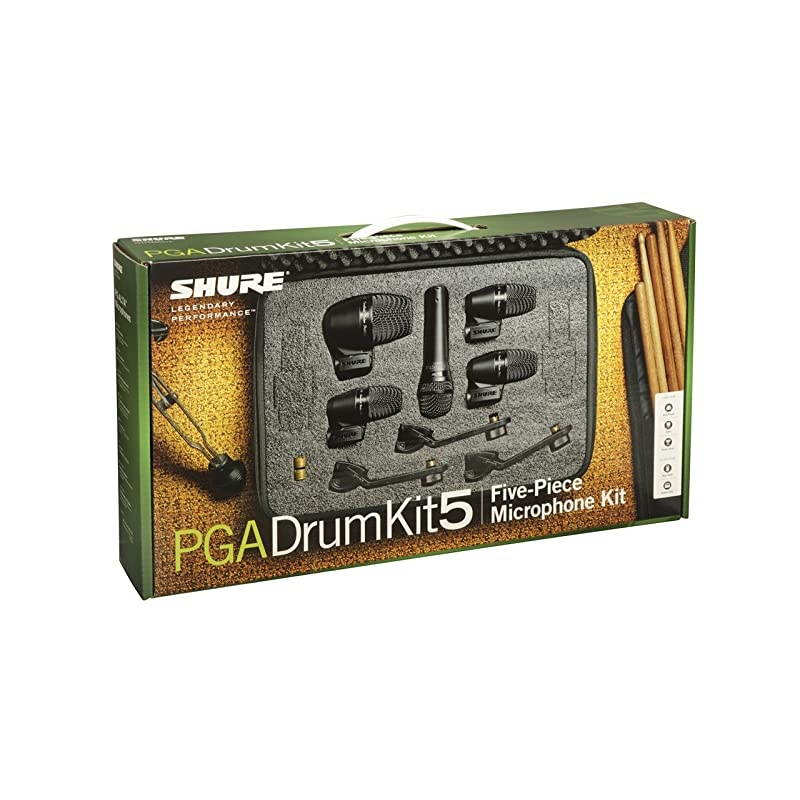 PGADRUMKIT5 5-Piece Drum Microphone Kit