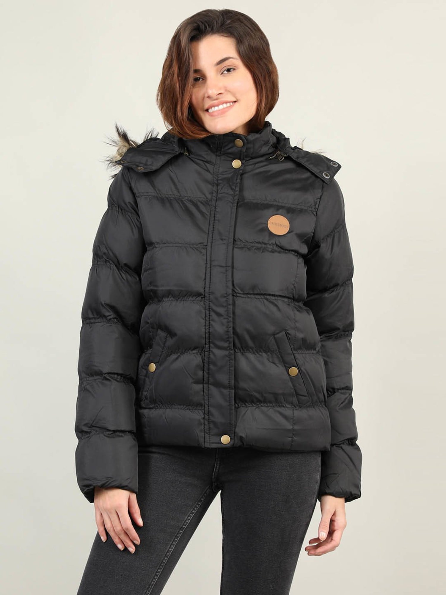 Chkokko Black Quilted Jacket