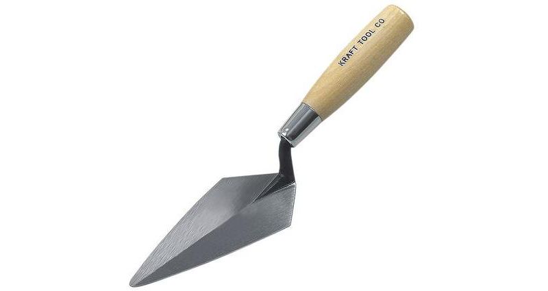 KRAFT TOOL GG422 Pointing Trowel,5-1/2in L,Steel