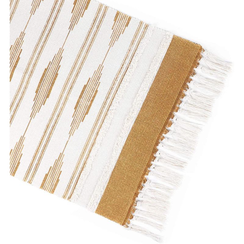 2'2"X4' Jacquard Woven Accent Rugs Pewter/Dark Green - Weave & Wander