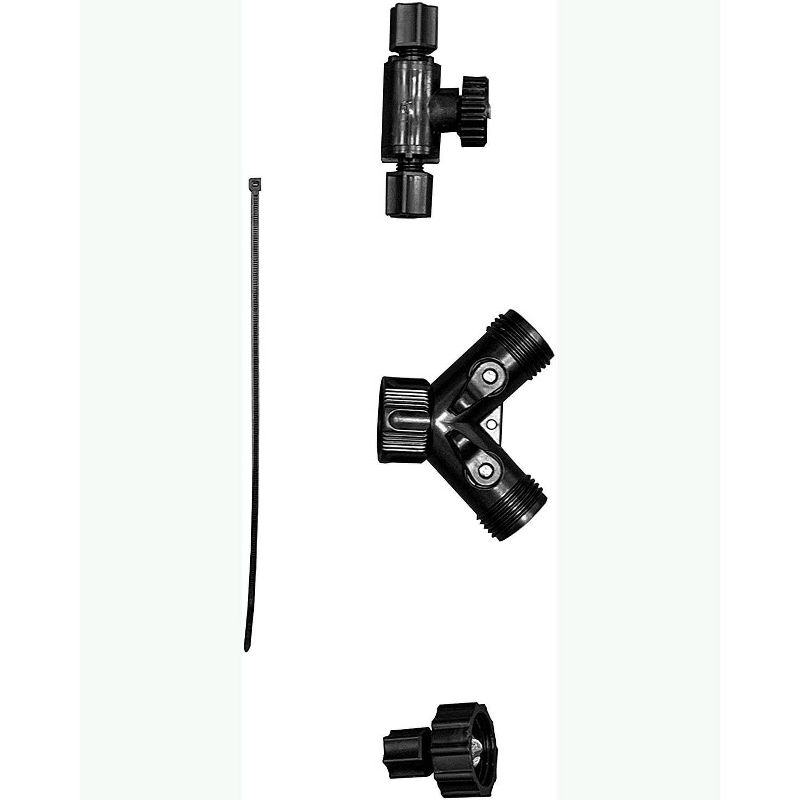 Birds Choice Stainless Steel Pedestal Birdbath Dripper Silver/Black