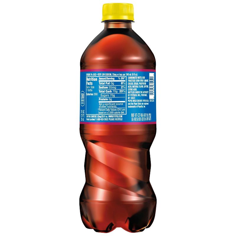Pepsi Wild Cherry Cola Soda- 20 fl oz Bottle