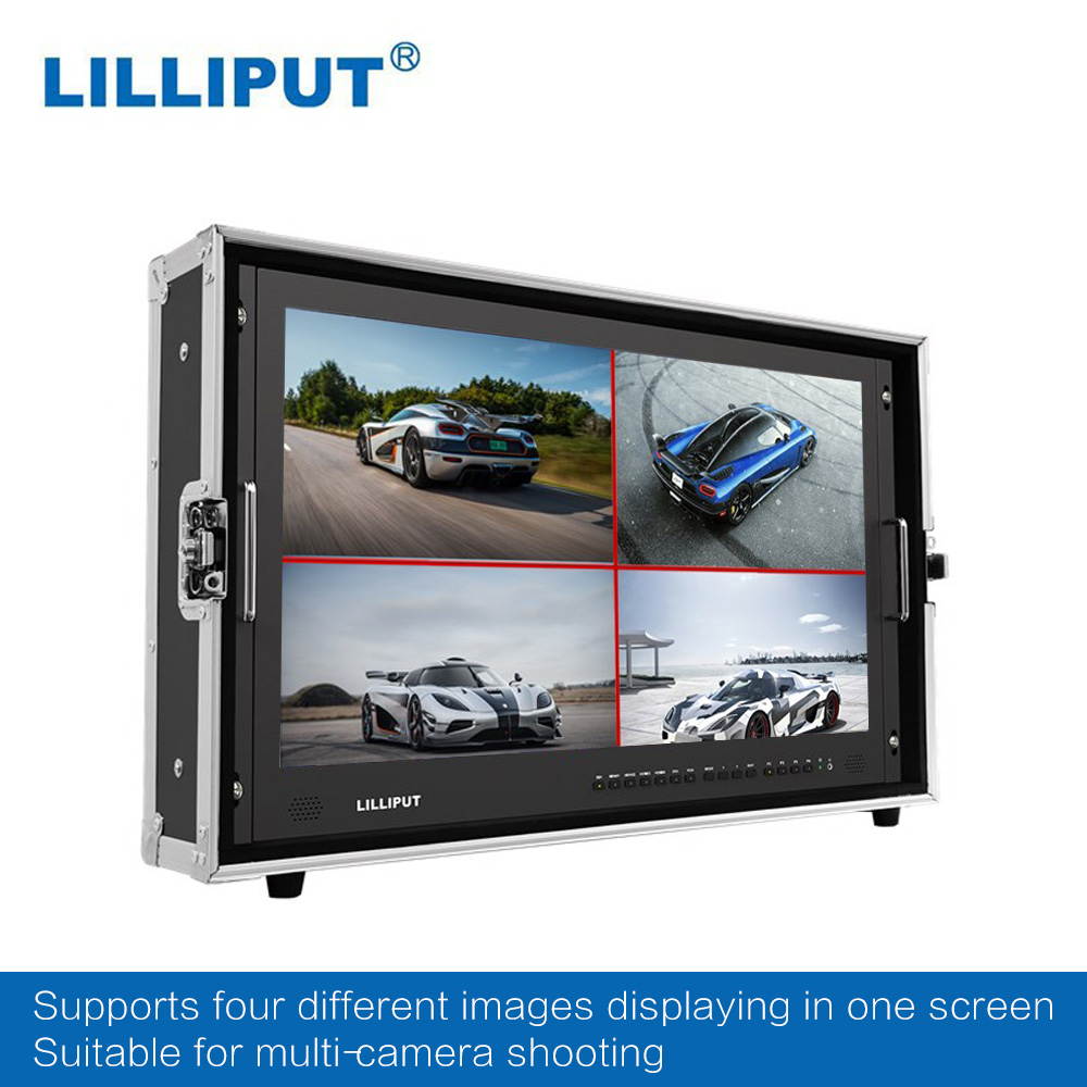 LILLIPUT BM280-4K 28" Broadcast Ultra-HD 4K Video Monitor 3840 * 2160 Resolution 3G-SDI HDMI 1000:1 High Contrast LED Screen with Carrying Case