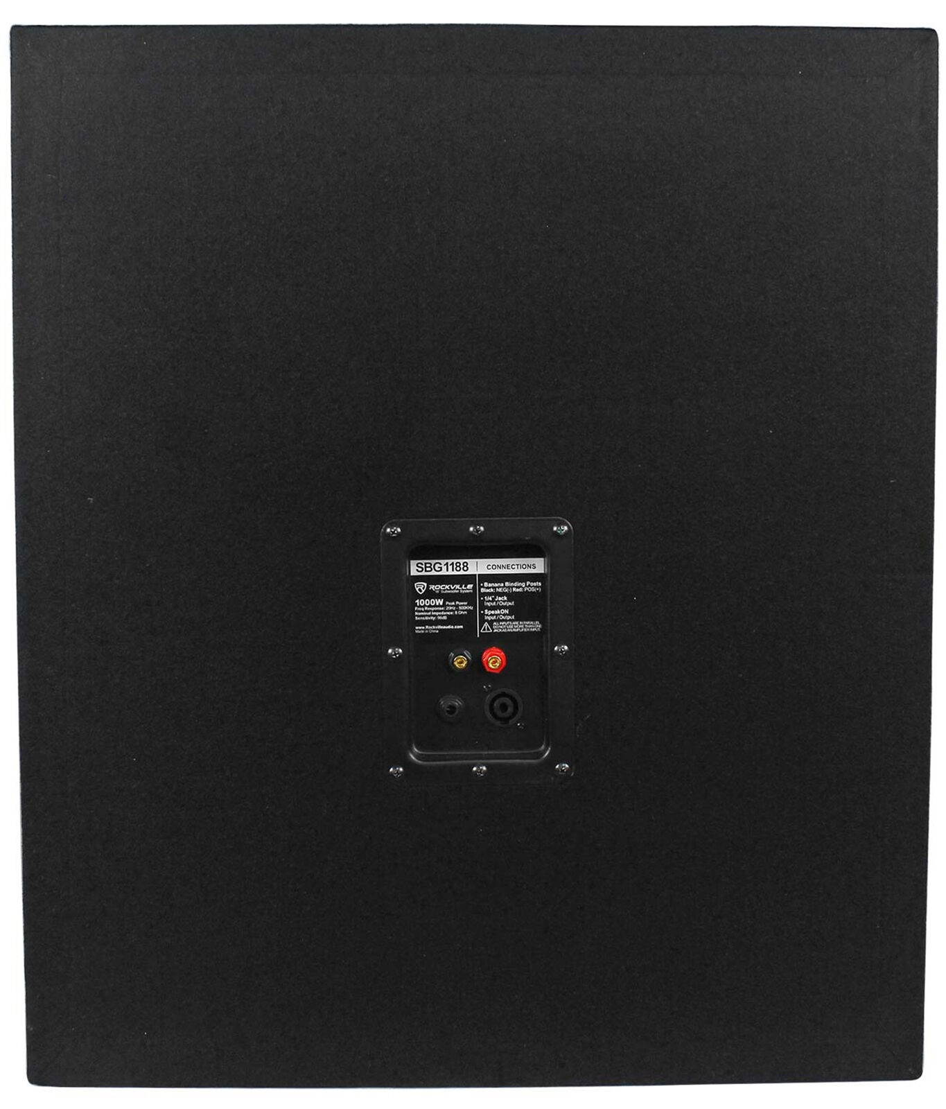 SBG1188 18" 1000 Watt Subwoofer Sub For Church Sound Systems