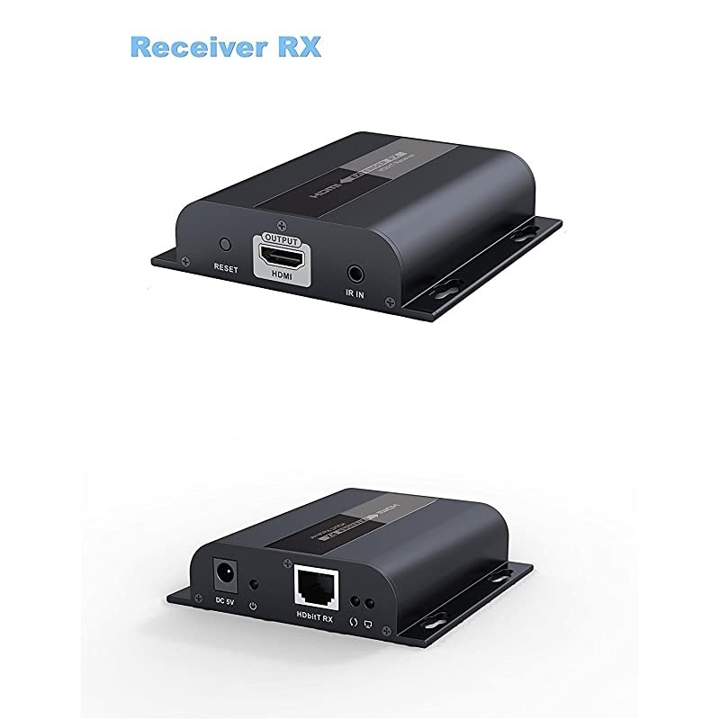 HDbitT Series ONE to Many Connection Ultra HD 4K HDMI Extender Over TCP/IP Ethernet/Over Single Cat5e/cat6 Cable Ultra HD 4K HDMI1.4 with IR Remote - Up to 400 Ft (TX + RX)