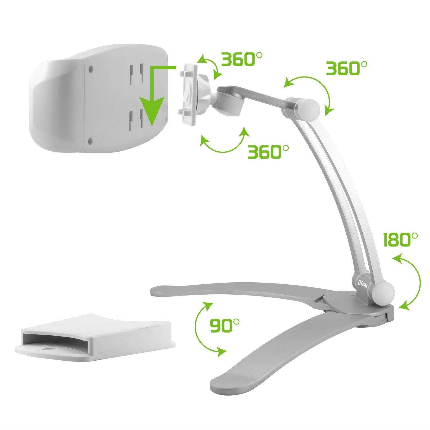 Cellet Kitchen Tablet Mount Stand 2-in-1 Kitchen Wall/Tabletop Desktop Mount Recipe Holder Stand for 7 to 13 Inch Tablet fits 2017 iPad Pro 12.9/9.7/Air/Mini, Surface Pro