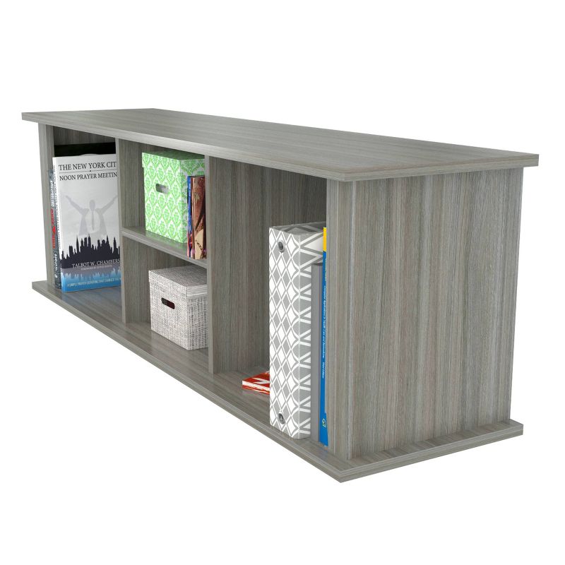 Wall Mounted Hutch Gray - Inval