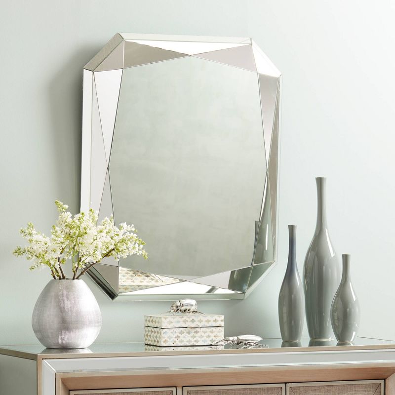 Noble Park Vasto Emerald Cut 26 1/4" x 32 1/2" Wall Mirror