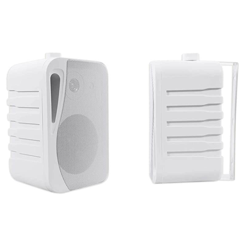 Pair  HP4S-8 4" Outdoor/Indoor Home Theater Speakers w/Swivel Bracket