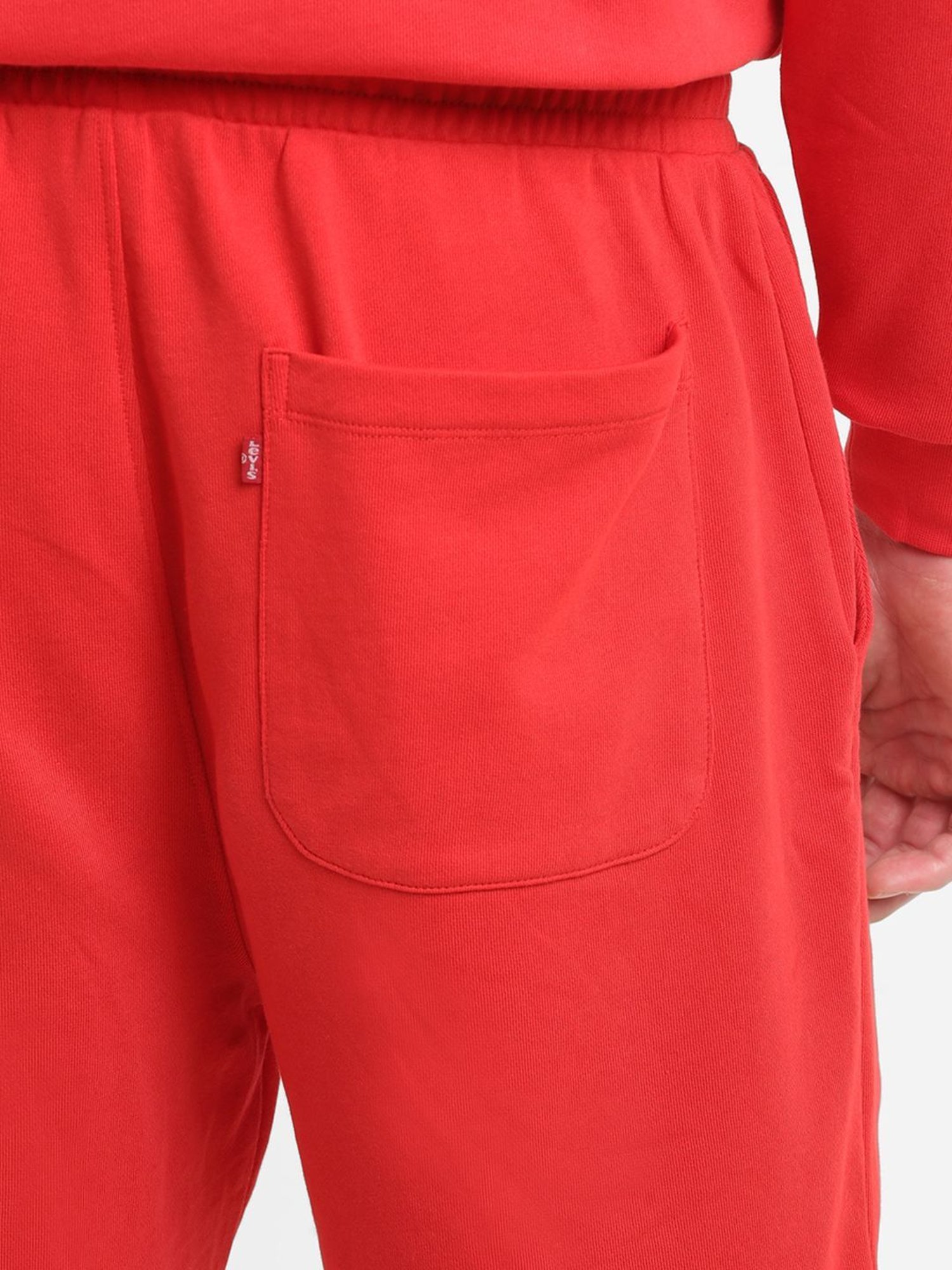 Levi's Red Cotton Regular Fit Shorts