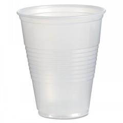 Boardwalk  TRANSCUP7CT Translucent Plastic Cold Cups, 7oz, 100/Bag, 25 Bags/Carton