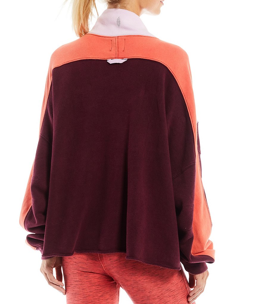 Splendid Knit Zip Up Drawstring Hoodie