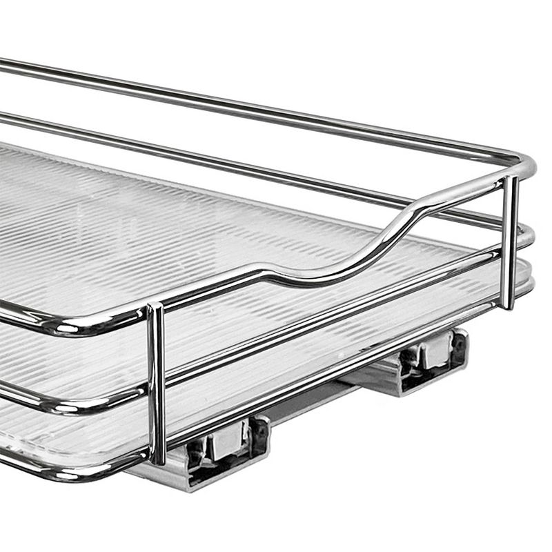 Lynk Professional 8" Wide Slide Out Spice Rack Upper Cabinet Organizer