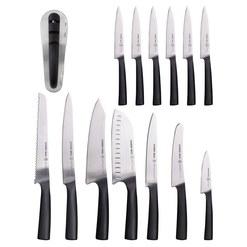 Schmidt Brothers Cutlery Carbon 6 15pc Knife Block Set