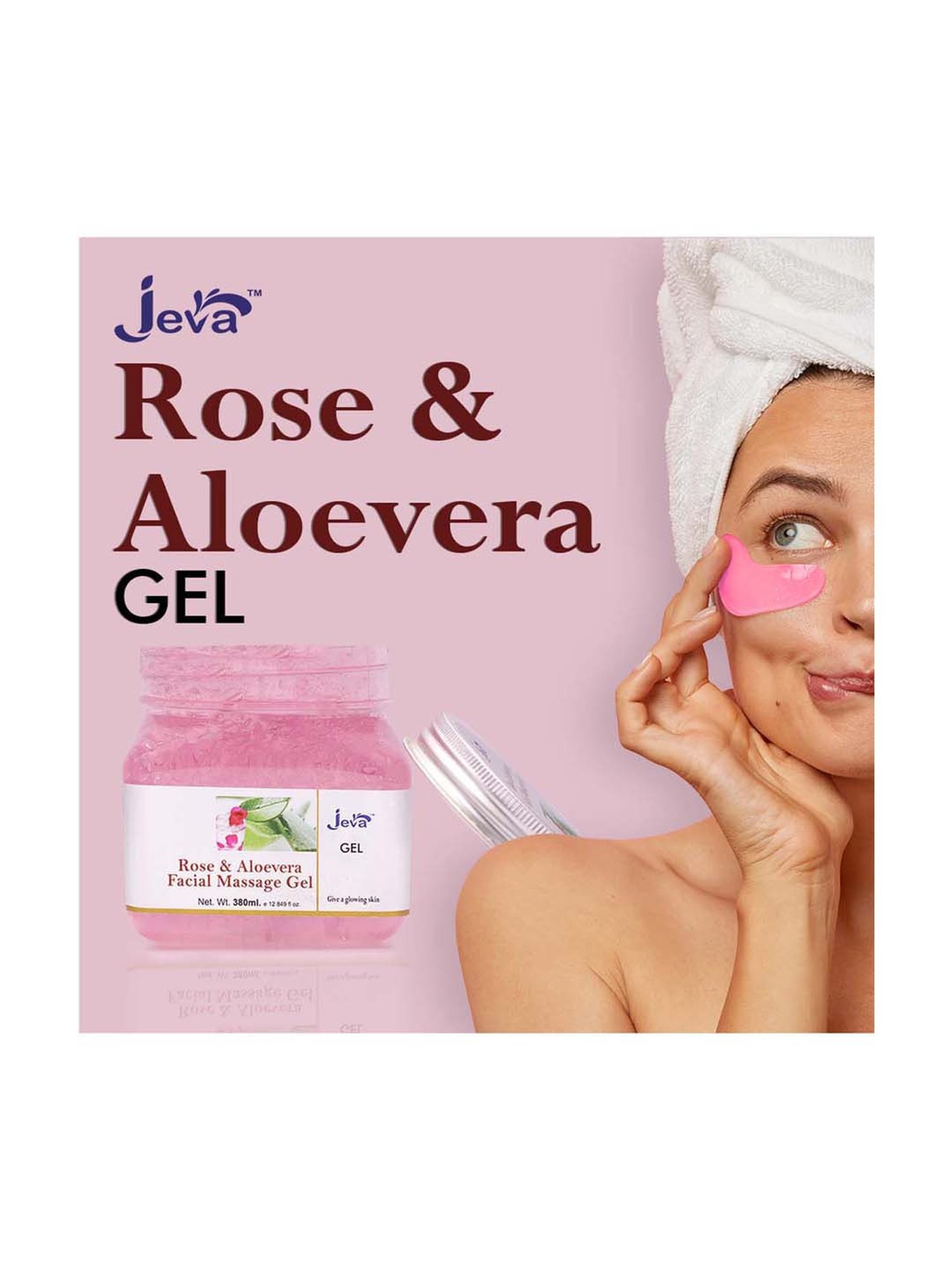 Rose & Aloevera Facial Massage Gel - 380 ml