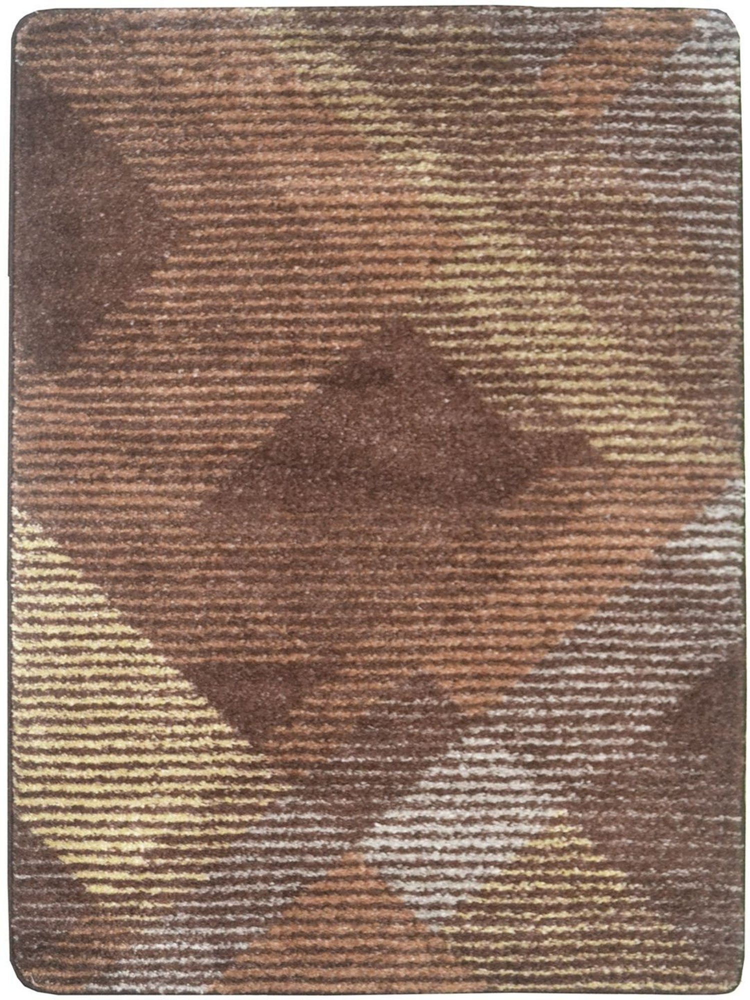 Bianca Khaki Microfibre Non-Slip Rug