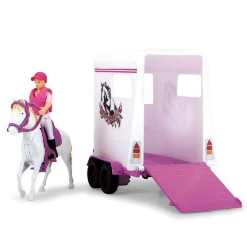 Dickie Toys Playlife Horse Trailer Playset - Pink