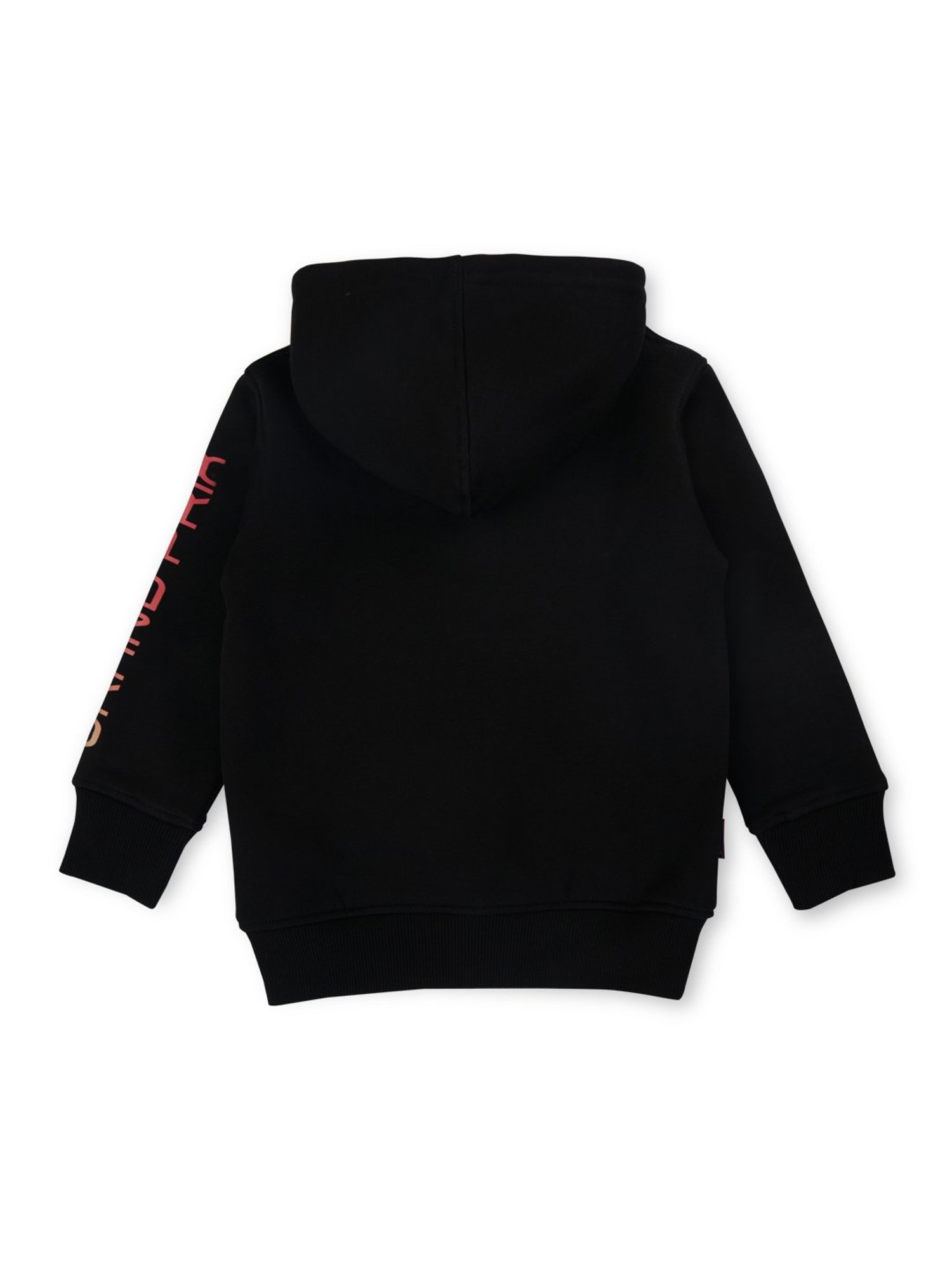 Palm Tree Kids Black Printed Full Sleeves Jacket