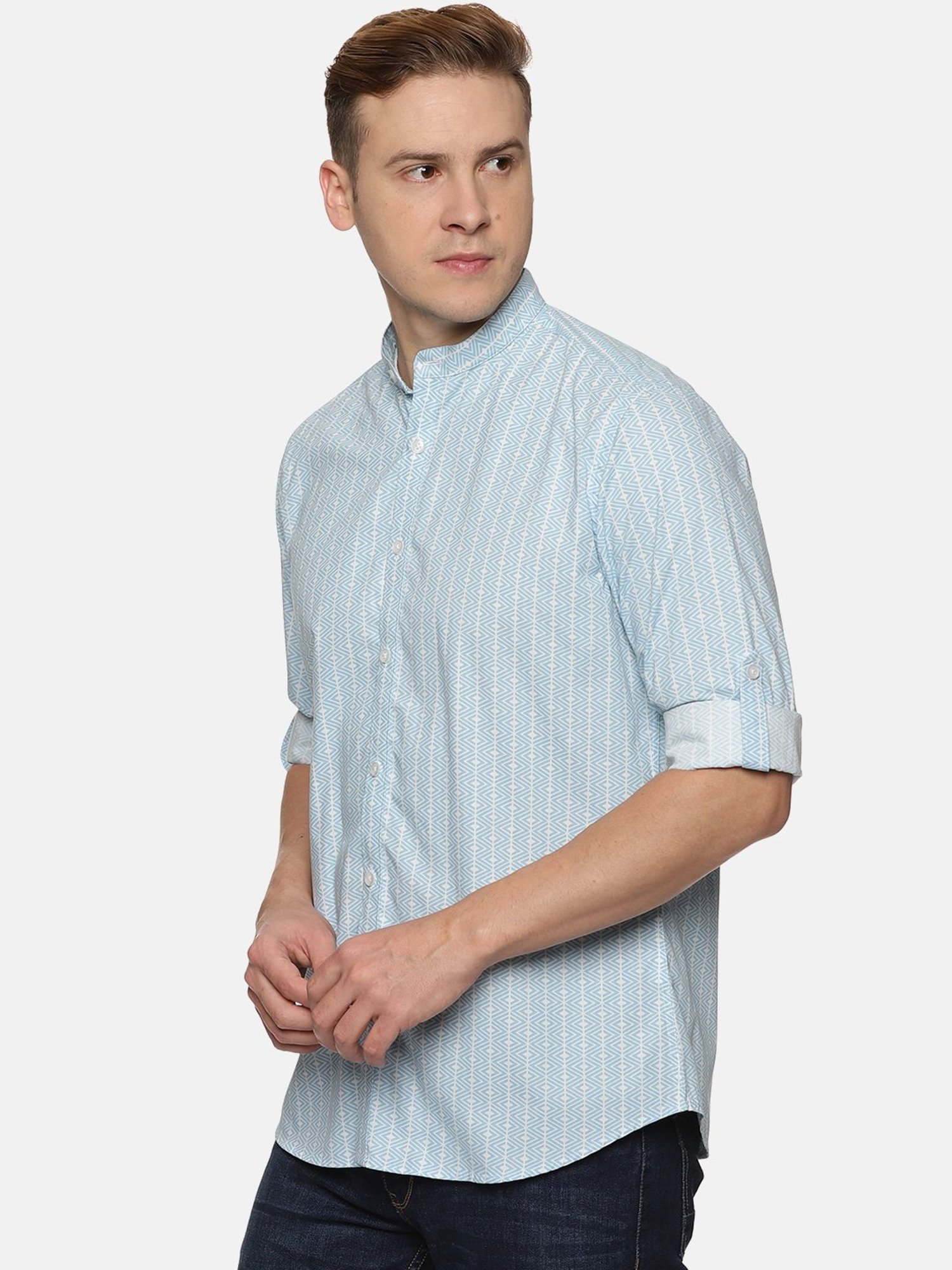 Don Vino Light Blue Slim Fit Shirt