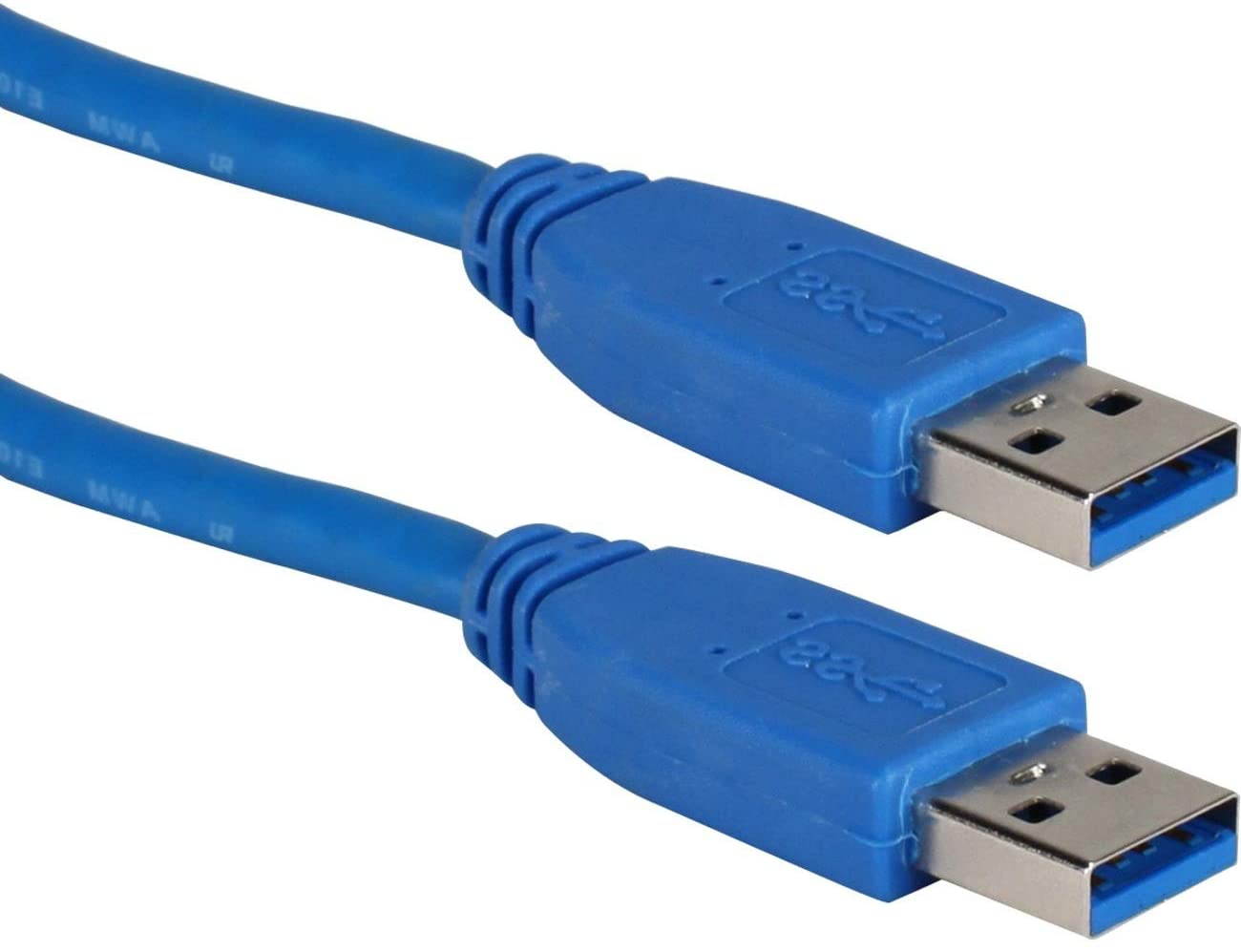 QVS USB Cable, Blue (CC2229C-10)