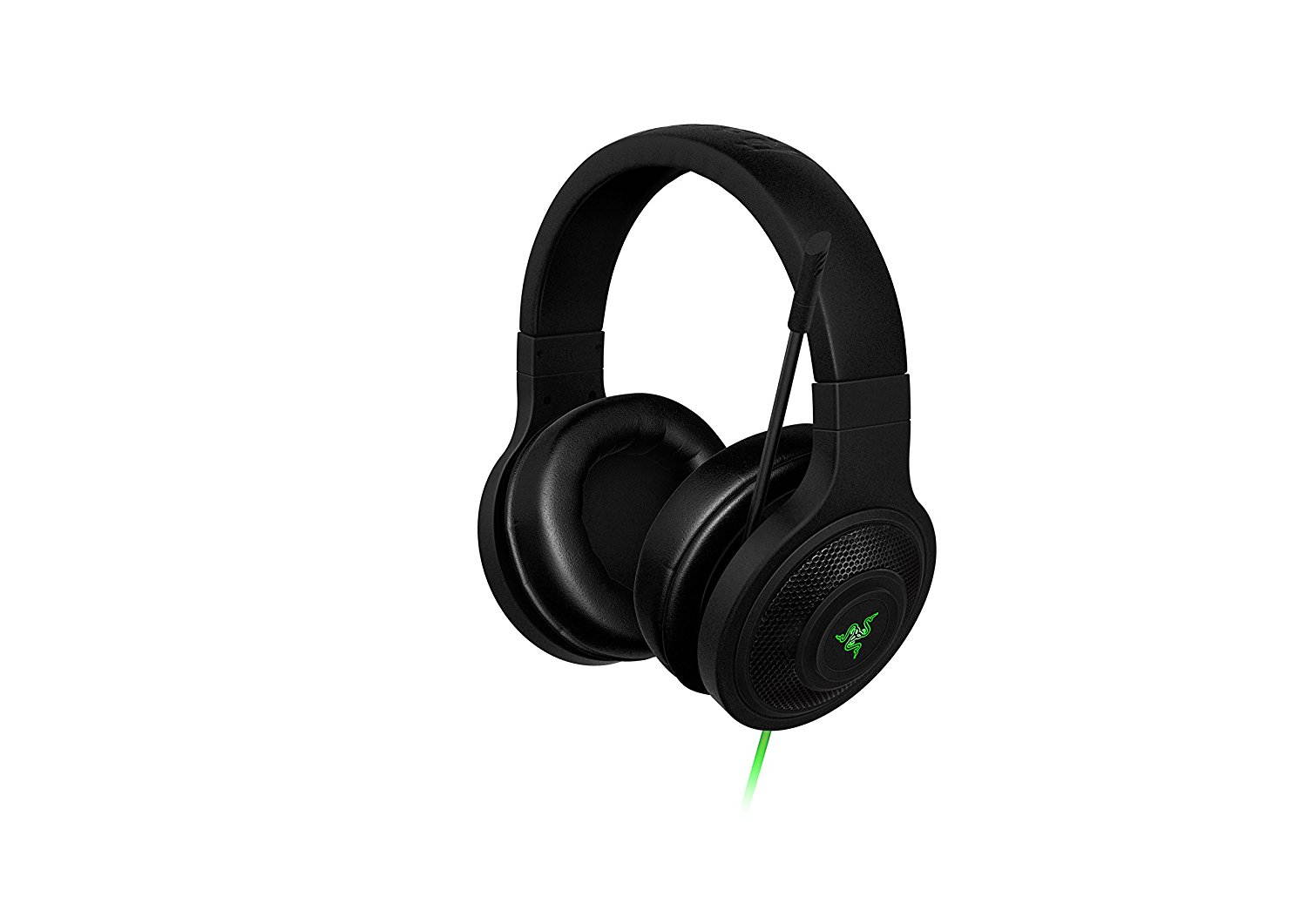 Razer Kraken USB - Black Noise Isolating Over-Ear Gaming Headset with Mic - Compatible with PC & Playstation 4