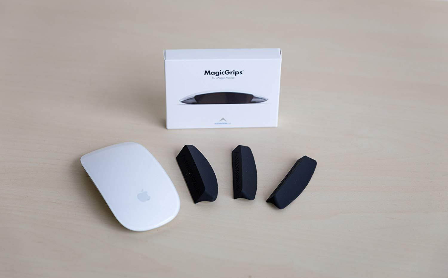 Magic Grips for Apple Magic Mouse 1 & 2 - [Improves Comfort, widens Grip, Gives You More Control]