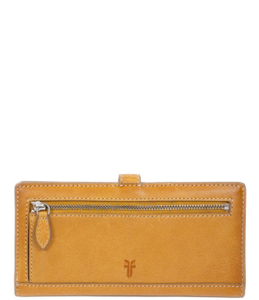 Frye Reed Slim Leather Snap Wallet