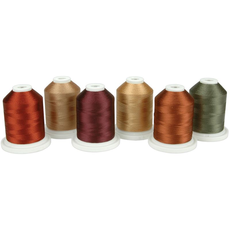 Thimbleberries Rayon Thread Collection 1,100yd 6/Pkg-Autumn