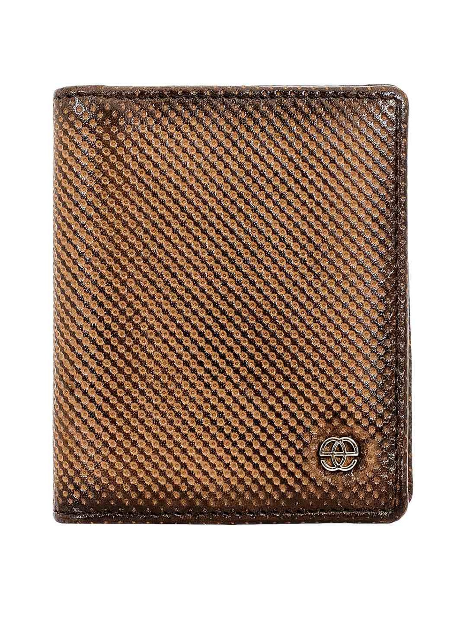 Eske Zea Tan Perforated Small Card Holder